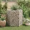Image de vidaXL Lit surélevé à gabion hexagonale 100x90x100 cm