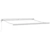 Image de vidaXL Cadre d'auvent Blanc 350 x 250 cm Aluminium