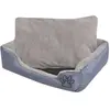 Image de vidaXL Lit pour chiens avec coussin rembourré Taille XL Gris
