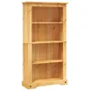 Image de vidaXL Bibliothèque 4 Niveaux Gamme Corona Pin Mexicain 80x29x150 cm