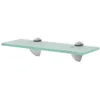 Image de vidaXL Étagère Murale pour Salon Chambre Salle de Bain Verre 30 x 10 cm 8 mm