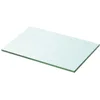 Image de vidaXL Panneau pour étagère de Salon Chambre Verre Transparent 20 x 30 cm