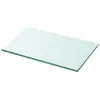 Image de vidaXL Panneau d’étagère Verre transparent 30 x 15 cm