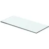 Image de vidaXL Panneau pour étagère de Salon Chambre Verre Transparent 40 x 12 cm
