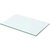 Image de vidaXL Panneau pour étagère de Salon Chambre Verre Transparent 50 x 25 cm