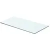 Image de vidaXL Panneau pour étagère Verre transparent 60 x 25 cm