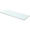 Image de vidaXL Panneau d’Etagère Verre 70x25 cm Tablette Plaque Armoire Paroi à Lattes