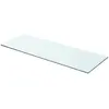 Image de vidaXL Panneau pour étagère Verre transparent 70 x 25 cm
