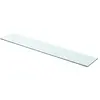 Image de vidaXL Panneau d’étagère Verre transparent 90 x 15 cm