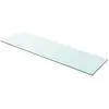 Image de vidaXL Panneau pour étagère Verre transparent 100 x 30 cm