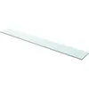 Image de vidaXL Panneau d’étagère Verre transparent 110 x 15 cm