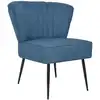 Image de vidaXL Chaise de cocktail vert tissu