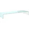 Image de vidaXL Meuble TV/Support pour Moniteur 100x30x13 cm Verre Vert
