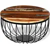 Image de vidaXL Table basse Bois de récupération massif