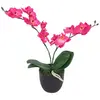 Image de vidaXL Plante artificielle avec pot Orchidée 30 cm Rouge