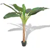 Image de vidaXL Bananier artificiel avec pot 150 cm Vert