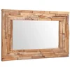 Image de Miroir décoratif Teck 90x60 cm Rectangulaire