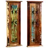 Image de vidaXL Porte-manteau 2 pcs Bois de récupération massif 38x100 cm