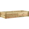 Image de vidaXL Pin Imprégné Jardinière pour Légumes 197x100x40cm Pot de Fleurs Plantes