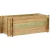 Image de vidaXL Jardinière surélevée pour légumes Bois de pin imprégné 80 cm