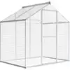 Image de vidaXL Volière d'extérieur Aluminium 178 x 122 x 194 cm
