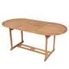 Image de vidaXL Table de jardin 180x90x75 cm Bois de teck solide