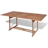 Image de vidaXL Table de jardin 180x90x75 cm Bois de teck solide