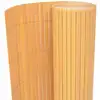 Image de vidaXL Clôture de jardin Double face PVC 90 x 300 cm Jaune