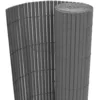 Image de vidaXL Clôture de Jardin Double Face Gris Brise-Vent Terrasse Extérieure