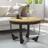 Image de vidaXL Table basse bois de manguier brut 60x40 cm