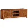 Image de vidaXL Meuble TV Bois massif avec finition miel 120 x 30 x 40 cm