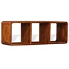 Image de vidaXL Meuble TV avec Finition en Sesham Armoire Basse Centre de Divertissement Salon Salle de Séjour Maison Intérieur 120x30x40 cm Bois Massif