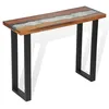 Image de vidaXL Teck Table Console Table de Couloir Table d'Entrée Table de Salon Meuble de Salle de Séjour Meuble de Maison Intérieur 100x35x75 cm