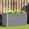 Image de vidaXL Lit surélevé de jardin WPC 150x100x91 cm Gris