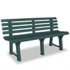 Image de vidaXL Banc de Jardin Plastique Vert Banquette Meuble Patio Terrasse Parc