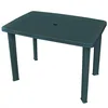 Image de vidaXL Table de Jardin Vert 101 x 68 x 72 cm Plastique