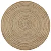Image de vidaXL Tapis Jute tressé 120 cm rond
