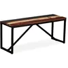 Image de vidaXL Banc 110 x 35 x 45 cm Bois de récupération massif