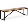 Image de vidaXL Banc Bois de manguier massif 160x35x45 cm