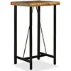 Image de vidaXL Table de bar Bois de récupération massif 60x60x107 cm