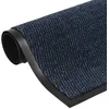 Image de vidaXL Paillasson Rectangulaire Tapis de Sol Antidérapant Tapis de Porte Tapis d'Entrée Paillasson de Couloir Interieur Anti-poussière 80x120 cm Bleu