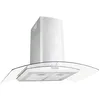 Image de Hotte murale 90 cm Acier inoxydable 756 m³ h LED