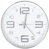 Image de vidaXL Horloge Murale Argenté à Quartz Montre de Salon Pendule de Cuisine