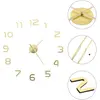Image de vidaXL Horloge murale 3D Design moderne 100 cm XXL Doré