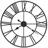 Image de vidaXL Horloge Murale Vintage avec Mouvement à Quartz Métal 80 cm XXL