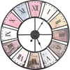 Image de vidaXL Horloge Murale Vintage avec Mouvement à Quartz 60 cm XXL