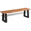 Image de vidaXL Banc en Bois d'acacia Massif 145 cm