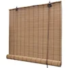 Image de vidaXL Store Roulant en Bambou 80x220 cm Marron