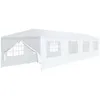Image de Tonnelle de jardin 3x12 m Blanc