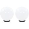 Image de vidaXL 2x Lampe à LED sous Forme de Boule Sphérique 20 cm Eclairage Lumière
